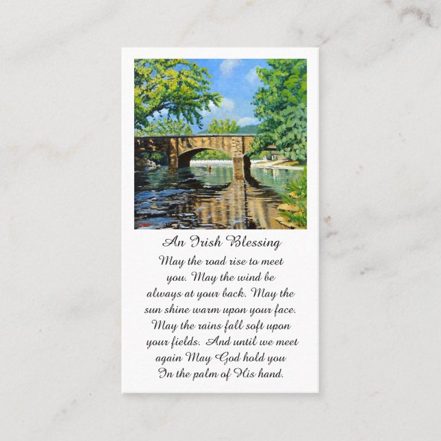 Prayer Memorial Blessing Card (Front)