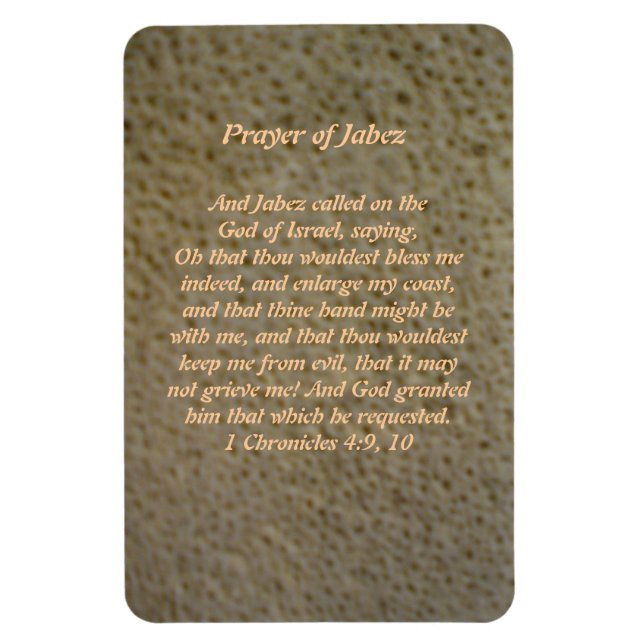 Prayer of Jabez Magnet (Vertical)