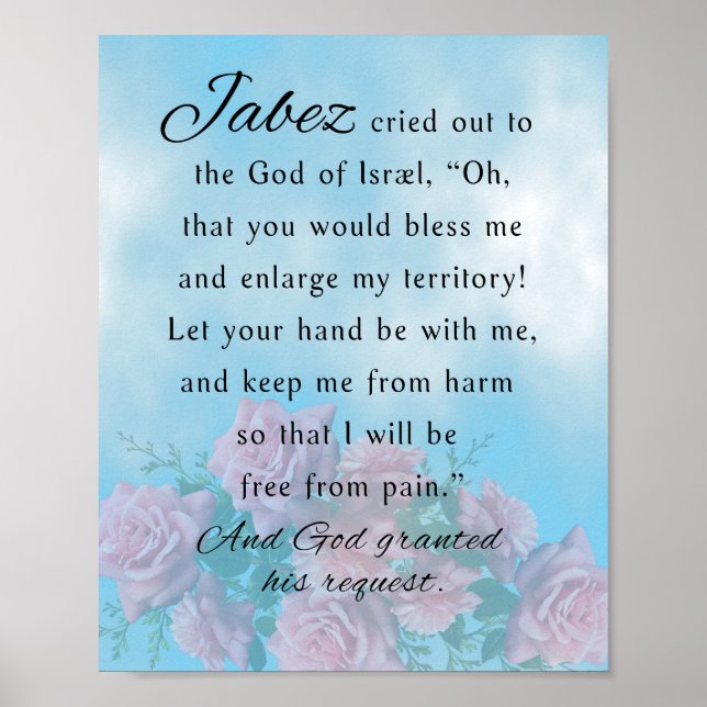 Prayer of Jabez Poster (Front)