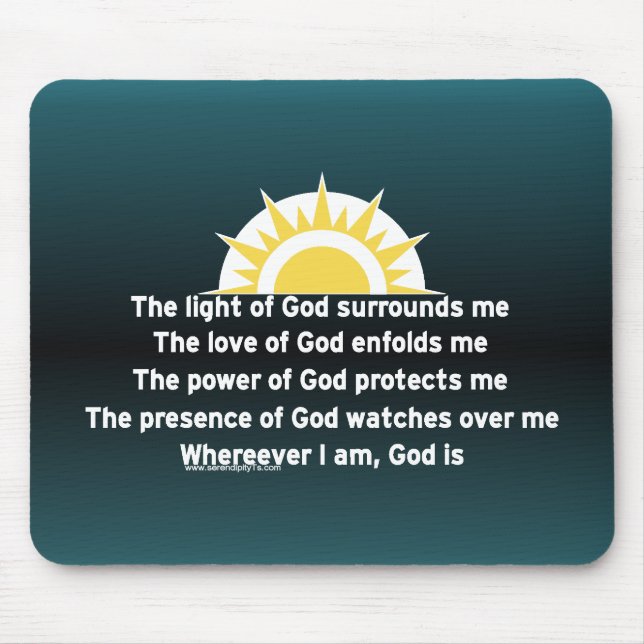 Prayer of Protection Mouse Pad (Front)