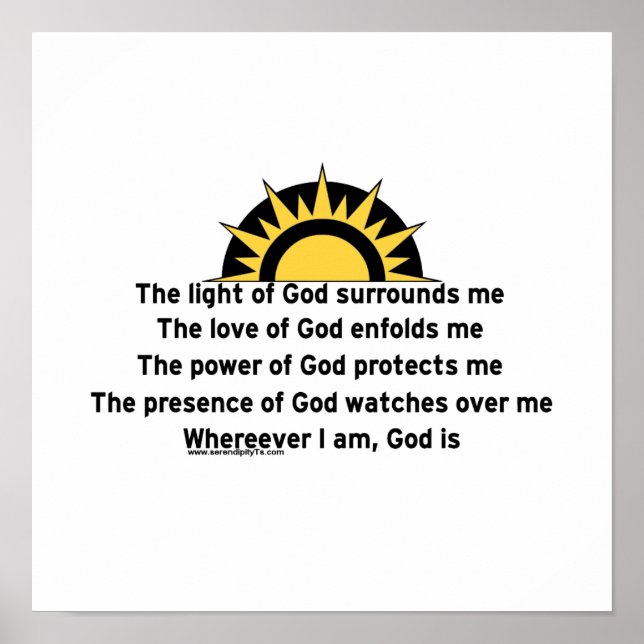 Prayer of Protection Poster (Front)