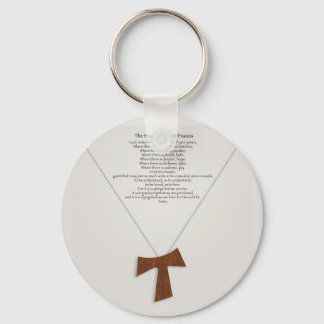 Prayer of Saint Francis Key Ring