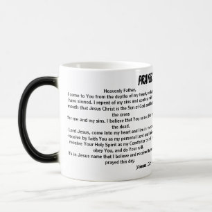 PRAYER OF SALVATION MAGIC MUG