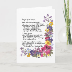 Prayer of St. Francis Card