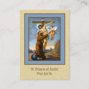 Prayer of St. Francis of Assisi Holy Cards
