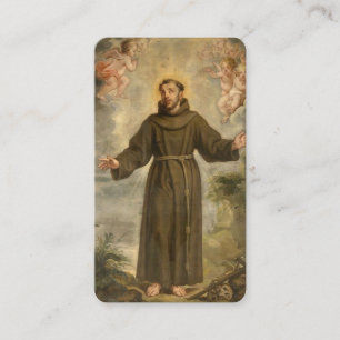Prayer of St. Francis of Assisi Holy Prayer Card