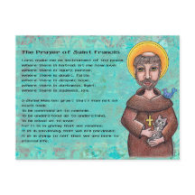 Prayer of St. Francis Postcard