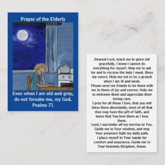 Prayer of the Elderly Card