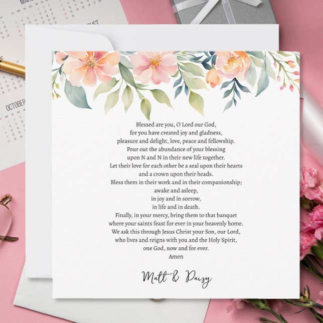 Prayer on your wedding day card (Creator Uploaded)
