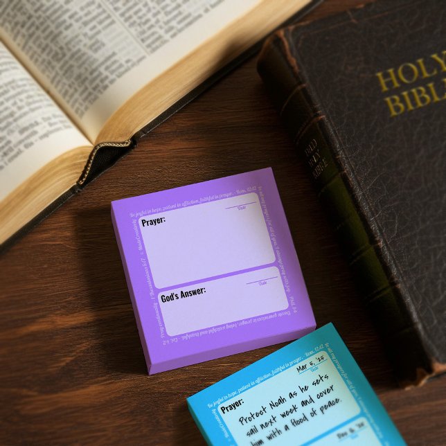 Prayer Post-It Notes (Purple) (Creator Uploaded)