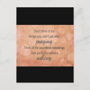 Prayer Postcard