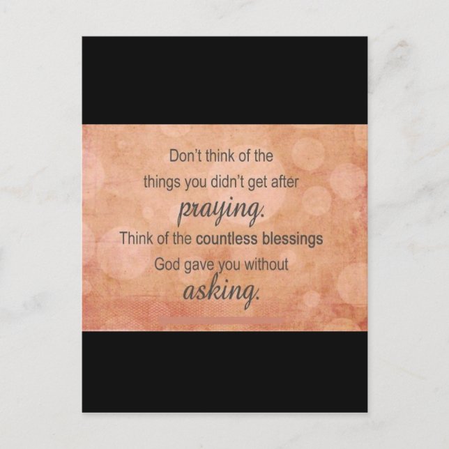 Prayer Postcard (Front)