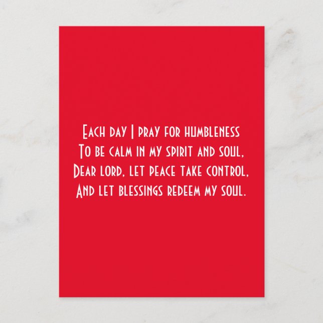 Prayer Postcard (Front)