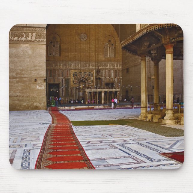 Prayer rugs leading into Islamic mosque, Cairo, Mouse Pad (Front)