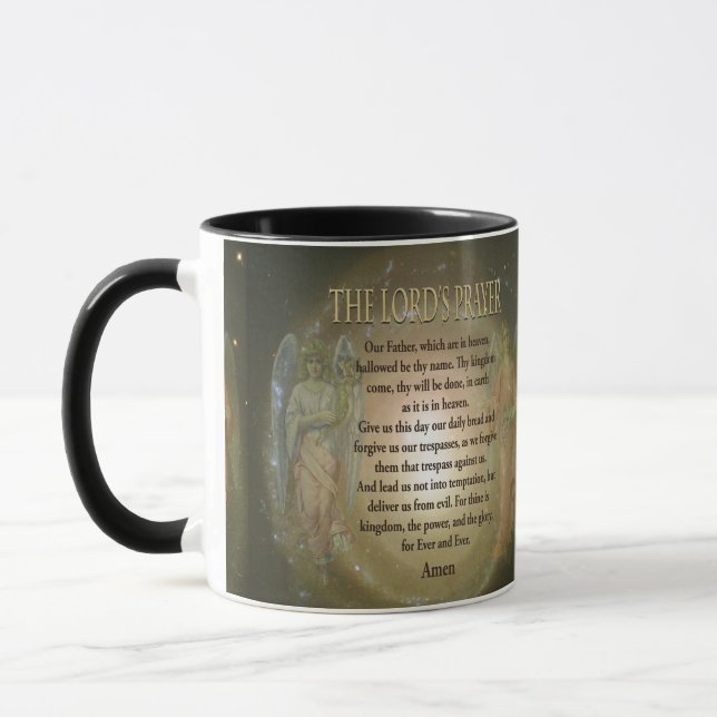 Prayer - The Lord's Prayer Mug (Left)