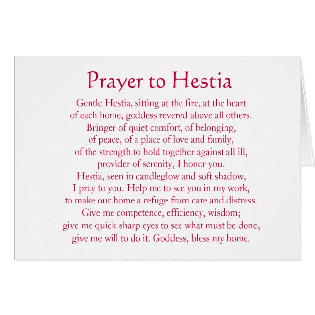 Prayer to Hestia (Front Horizontal)
