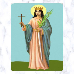 Prayer to St Barbara Prayer Card