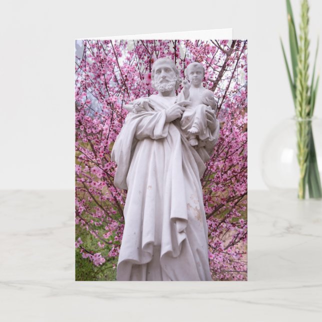 Prayer to St. Joseph ( prayer over 1900 years old) Card (Front)