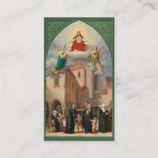 Prayer to St. Vincent de Paul Catholic Priest Business Card