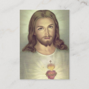 Prayer to the Sacred Heart of Jesus Holy Card