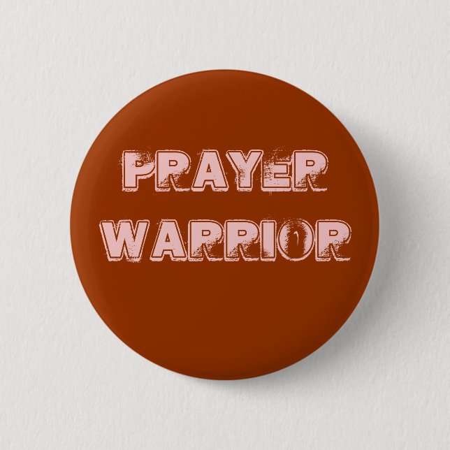 Prayer Warrior Button (Front)
