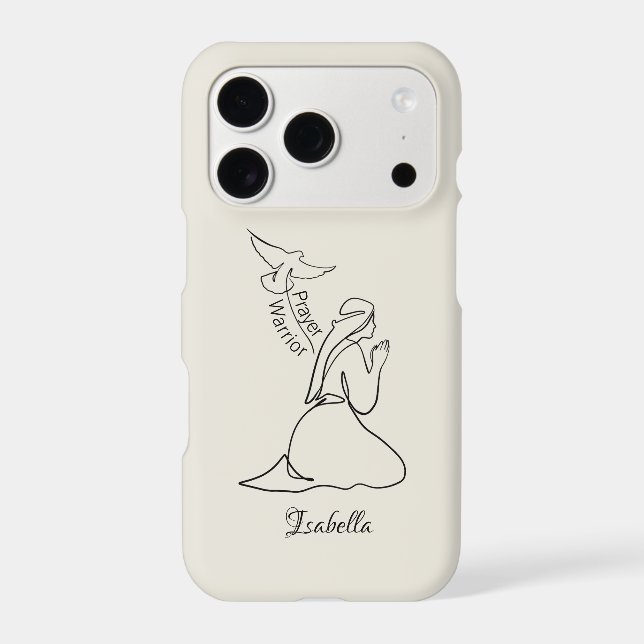 Prayer Warrior Design & Customise Name  (Back)
