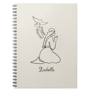 Prayer Warrior Design & Customise Name  Notebook