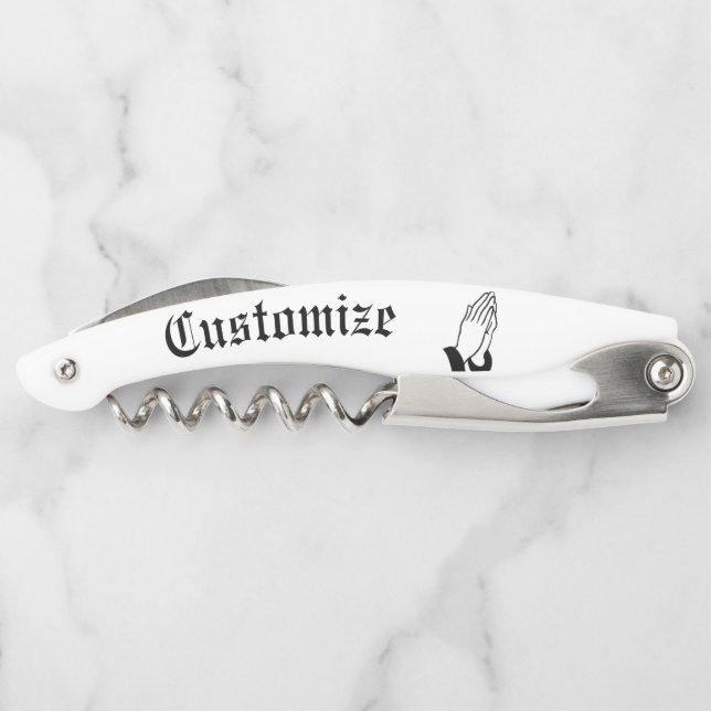 Prayer Warrior Praying Thunder_Cove Corkscrew (Back)