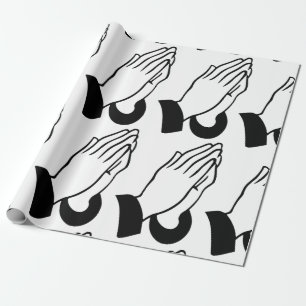 Prayer Warrior Praying Thunder_Cove Wrapping Paper