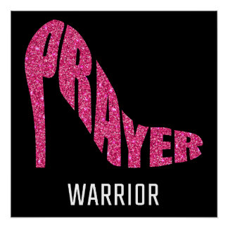 Prayer Warrior Women – Christian Faith Church Poster