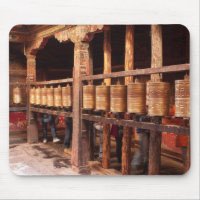 Prayer Wheels Tibet Mousepad