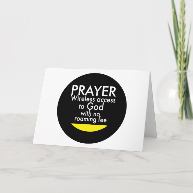 Prayer - Wireless  Card (Front)