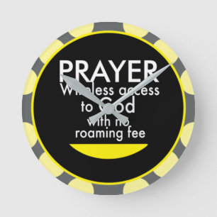 Prayer - Wireless Round Clock