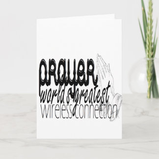 Prayer- World's Greatest Wireless Connection Card