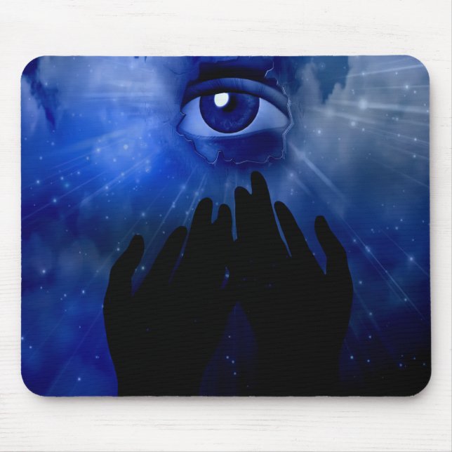 Prayerful Hands Mouse Pad (Front)