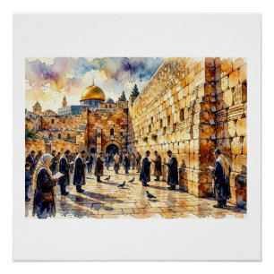 Prayers at the Western Wall, Poster