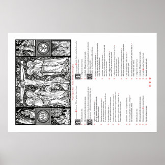 Prayers Before Mass Poster (Latin and English)