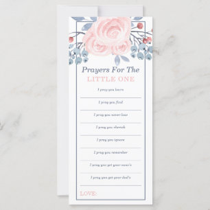 Prayers for Baby, Baby Shower, Blue, Pink