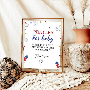 Prayers for Baby Well Wishes for Baby shower  Poster