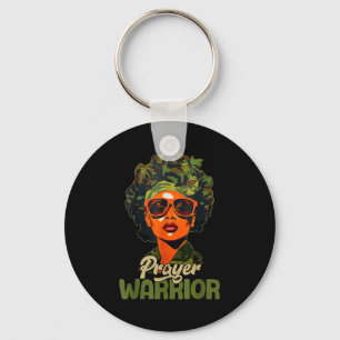 Praying Black Woman Afro Christian Sayings Prayer  Key Ring