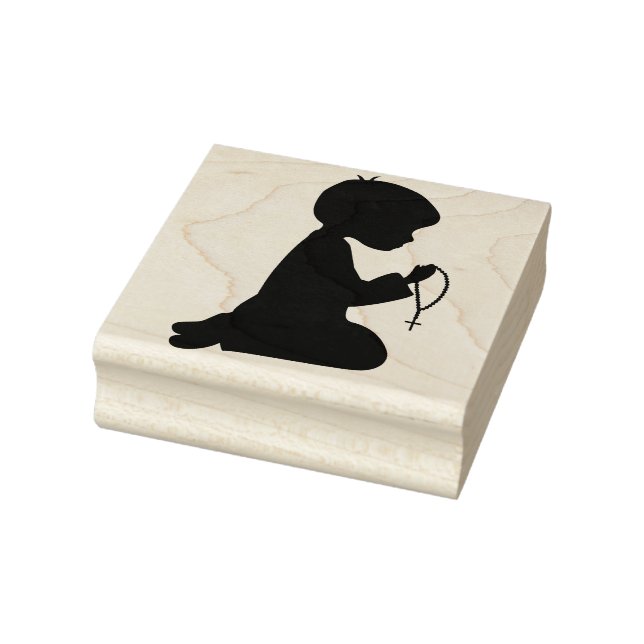 Praying Boy Rubber Stamp (Stamp)