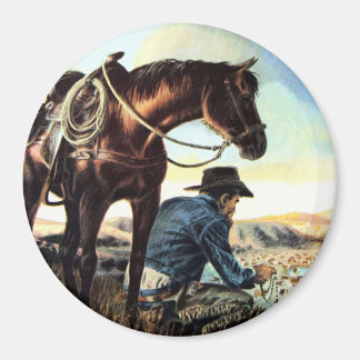 Praying Cowboy Magnet