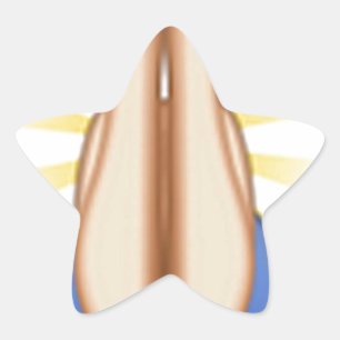 praying emoji star sticker