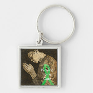 Praying for a Cure for Lyme Disease Key Chain