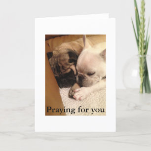 Praying for you card