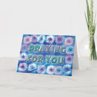 Praying for you card