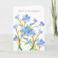 Praying For You Forget Me Not Flowers