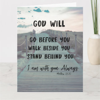 Praying for You Inspirational Christian Card