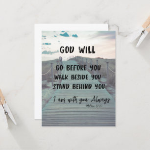Praying for You Inspirational Christian Card