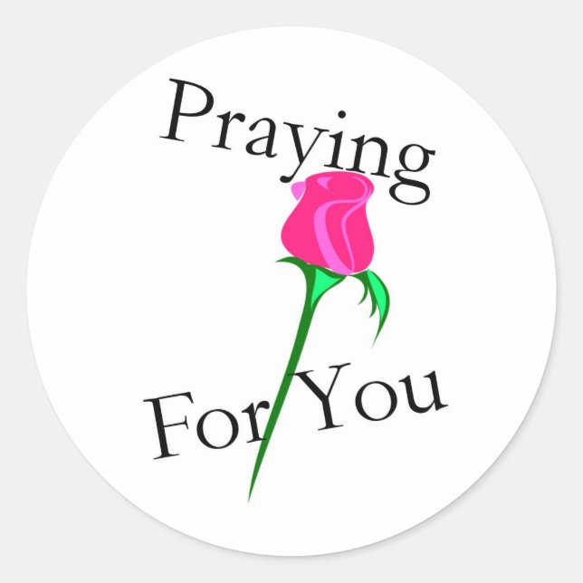 Praying for you sticker (Front)